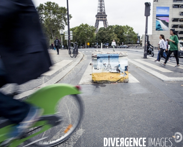 Paris - Mobilites douces par temps de particules fines