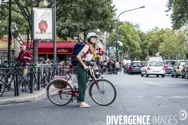 Paris - Mobilites douces par temps de particules fines