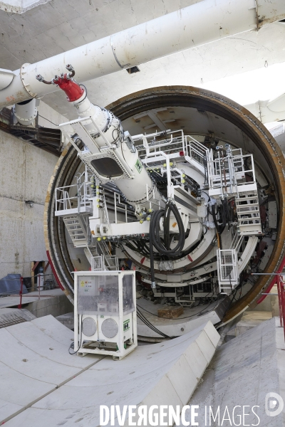 Baptême du premier tunnelier de la ligne 16 du Grand Paris Express