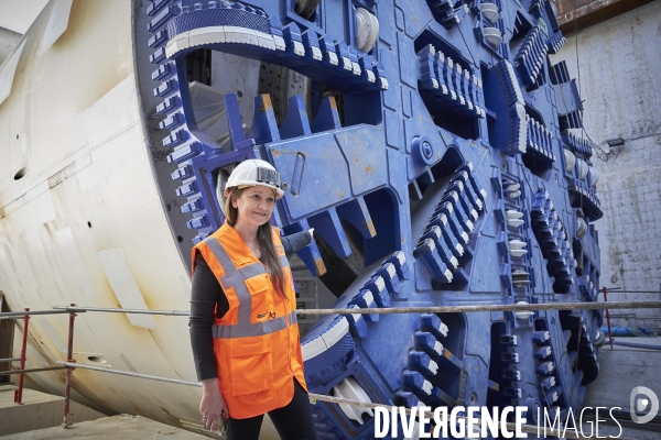 Baptême du premier tunnelier de la ligne 16 du Grand Paris Express
