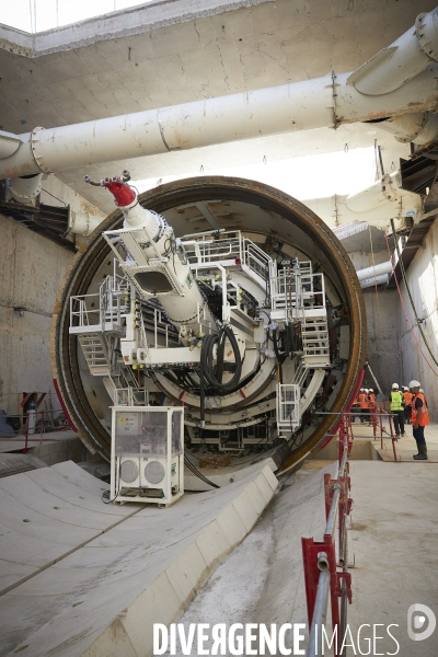 Baptême du premier tunnelier de la ligne 16 du Grand Paris Express