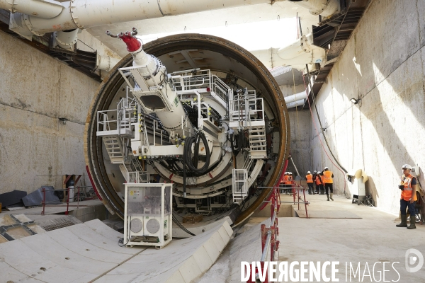 Baptême du premier tunnelier de la ligne 16 du Grand Paris Express