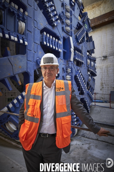 Baptême du premier tunnelier de la ligne 16 du Grand Paris Express