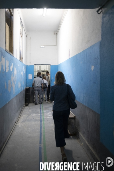 Visite du bâtiment Aile Nord de la Prison des Baumettes avant démolition