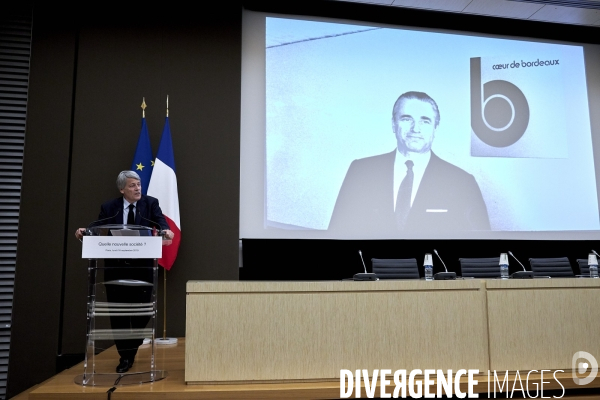 Colloque en l honneur du cinquantenaire du discours de J. Chaban-Delmas sur la  Nouvelle Société 