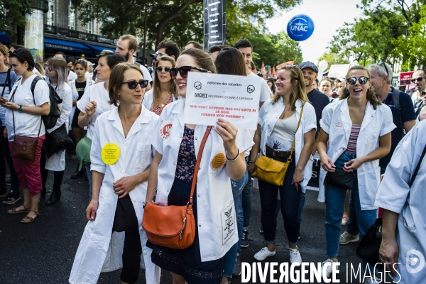 Manifestation à l appel du collectif SOS retraites.