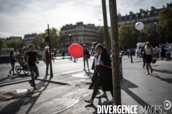 Manifestation des professions libérales contre le régime de retraites universel