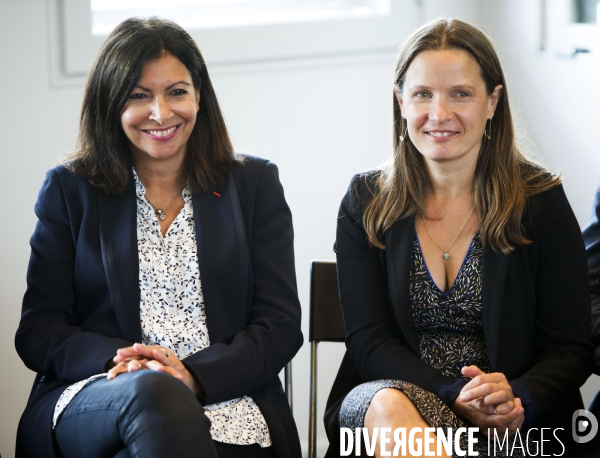 Anne HIDALGO conférence de presse sur la pollution de l air à Paris