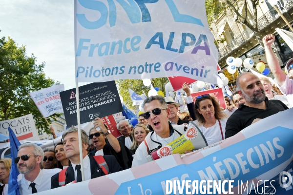 Manifestation du Collectif SOS Retraites