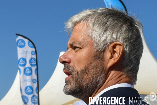 Laurent Wauquiez au salon Tech & Bio