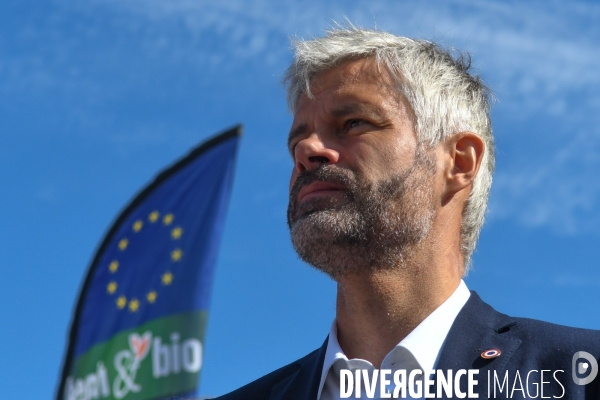 Laurent Wauquiez au salon Tech & Bio