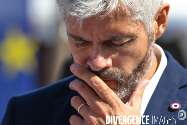 Laurent Wauquiez au salon Tech & Bio