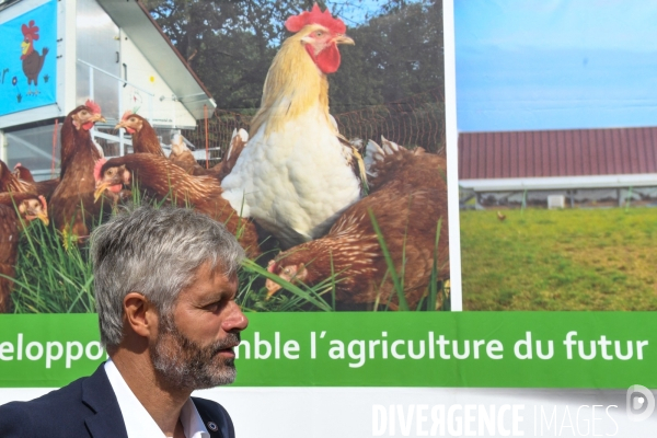 Laurent Wauquiez au salon Tech & Bio