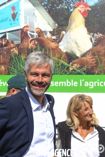 Laurent Wauquiez au salon Tech & Bio