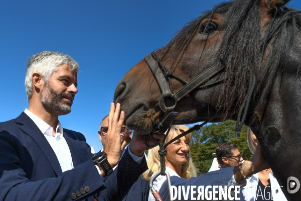 Laurent Wauquiez au salon Tech & Bio