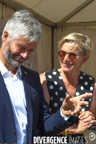 Laurent Wauquiez au salon Tech & Bio