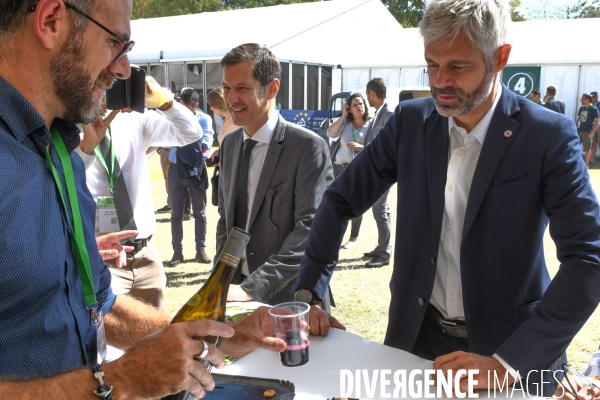 Laurent Wauquiez au salon Tech & Bio