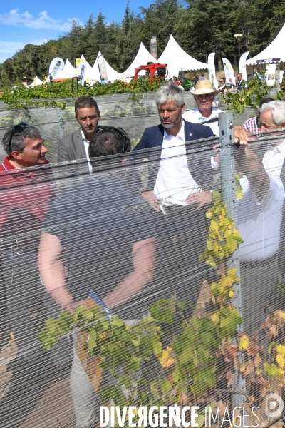 Laurent Wauquiez au salon Tech & Bio