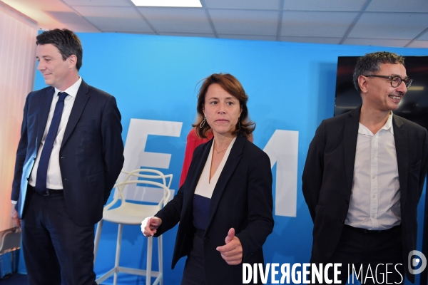 Elections municipales / Conference de presse de Benjamin Griveaux