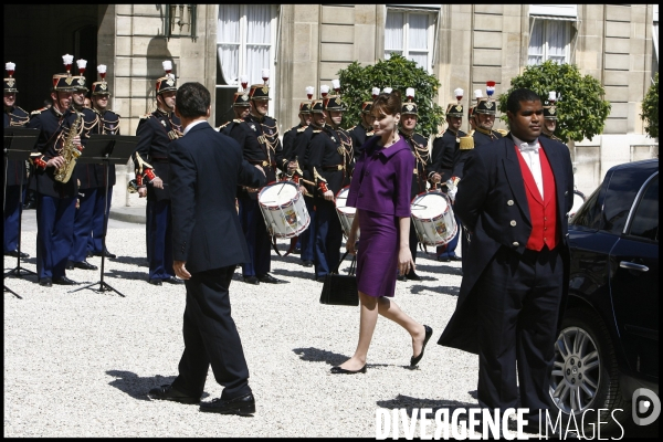 Elysee:14 juillet 2008