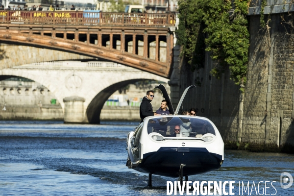 Nouvelle campagne d essais pour les Sea Bubbles, ces  taxis volants  sur la Seine.