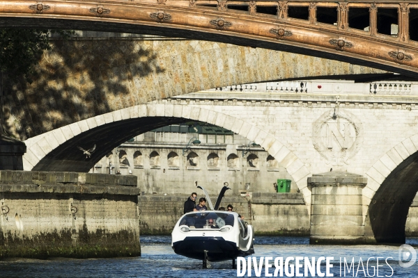 Nouvelle campagne d essais pour les Sea Bubbles, ces  taxis volants  sur la Seine.