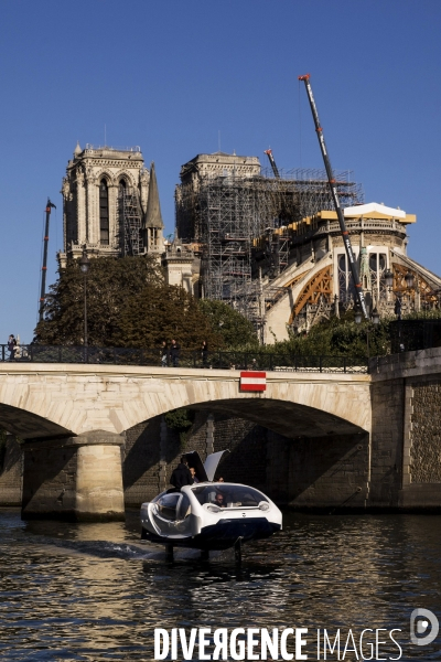 Nouvelle campagne d essais pour les Sea Bubbles, ces  taxis volants  sur la Seine.