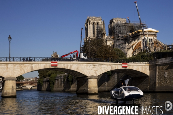 Nouvelle campagne d essais pour les Sea Bubbles, ces  taxis volants  sur la Seine.