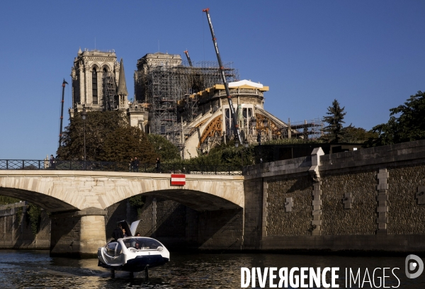 Nouvelle campagne d essais pour les Sea Bubbles, ces  taxis volants  sur la Seine.