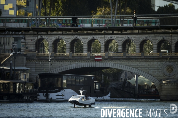 Nouvelle campagne d essais pour les Sea Bubbles, ces  taxis volants  sur la Seine.