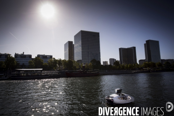 Nouvelle campagne d essais pour les Sea Bubbles, ces  taxis volants  sur la Seine.