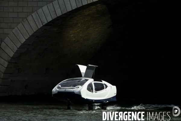 Nouvelle campagne d essais pour les Sea Bubbles, ces  taxis volants  sur la Seine.