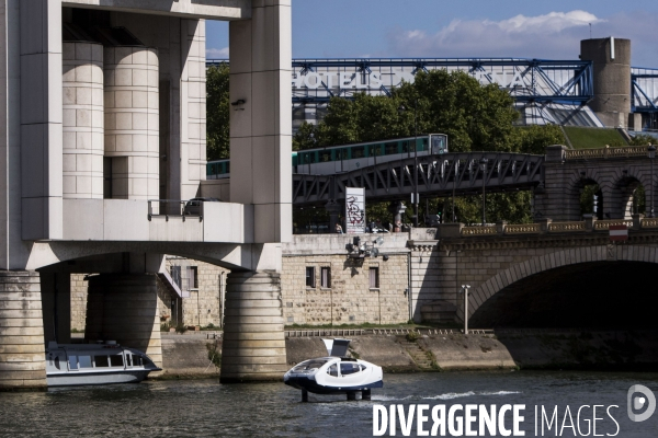 Nouvelle campagne d essais pour les Sea Bubbles, ces  taxis volants  sur la Seine.