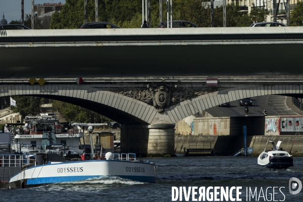 Nouvelle campagne d essais pour les Sea Bubbles, ces  taxis volants  sur la Seine.