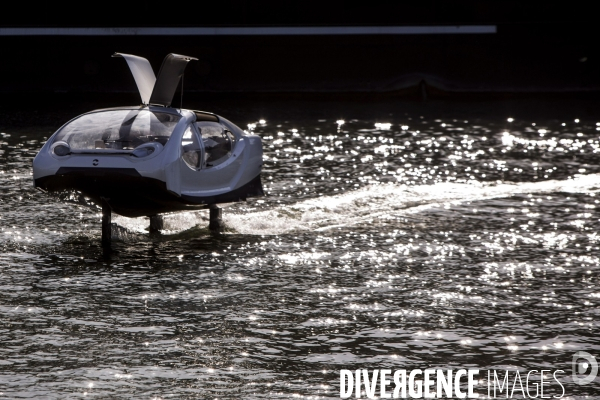 Nouvelle campagne d essais pour les Sea Bubbles, ces  taxis volants  sur la Seine.