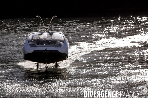 Nouvelle campagne d essais pour les Sea Bubbles, ces  taxis volants  sur la Seine.