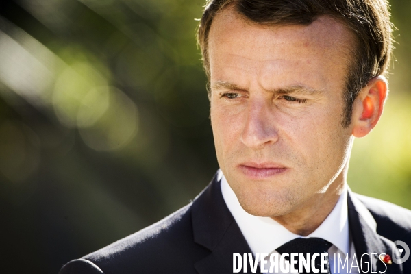 Portraits du président de la république Emmanuel MACRON