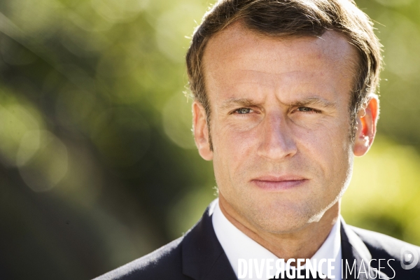 Portraits du président de la république Emmanuel MACRON