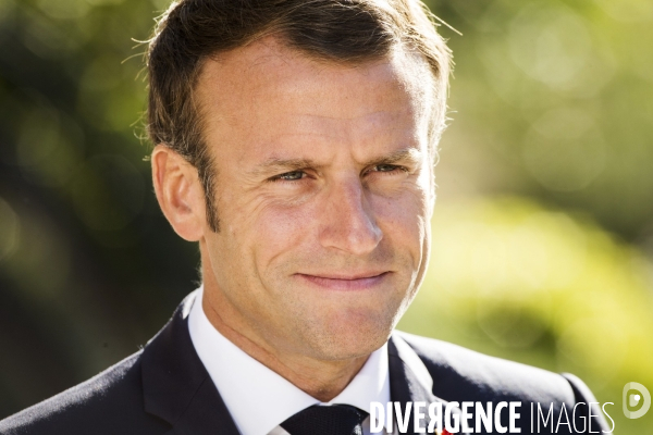 Portraits du président de la république Emmanuel MACRON