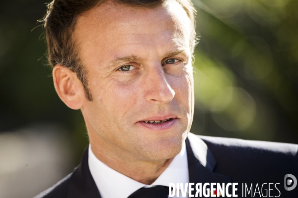 Portraits du président de la république Emmanuel MACRON