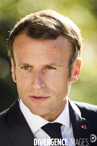 Portraits du président de la république Emmanuel MACRON