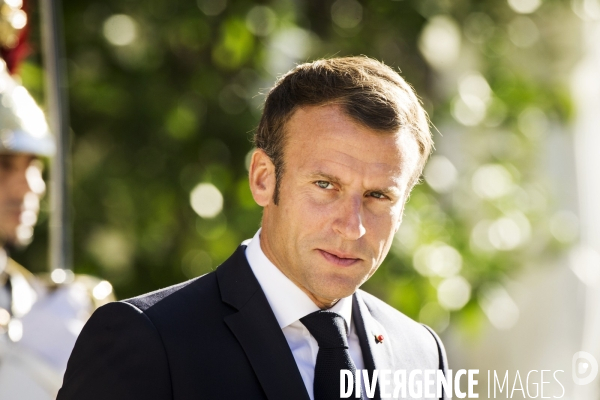 Portraits du président de la république Emmanuel MACRON