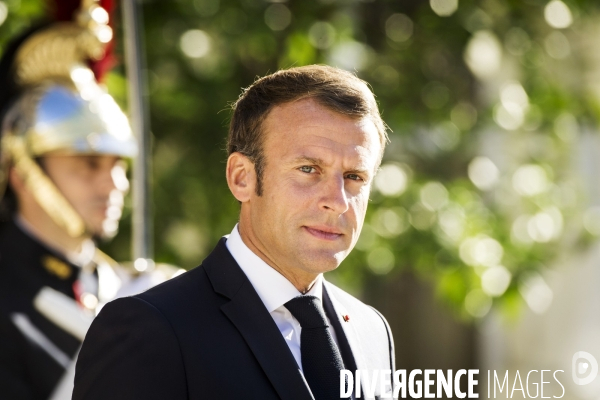 Portraits du président de la république Emmanuel MACRON