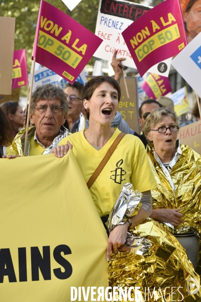 Greve mondiale pour le climat, étudiants et scolaires. Climate justice. Global strike for the climate with youth