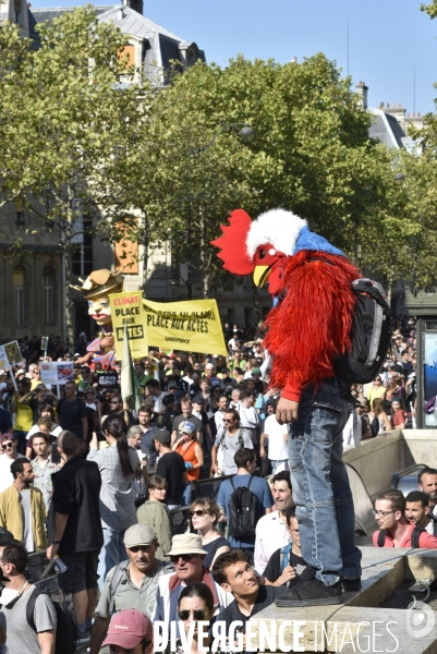 Marche pour le climat 2019, à Paris. Walk for the climate.