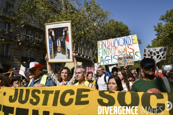 Marche pour le climat 2019, à Paris. Walk for the climate.