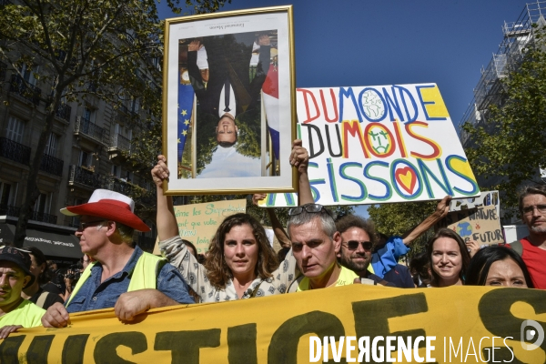 Marche pour le climat 2019, à Paris. Walk for the climate.