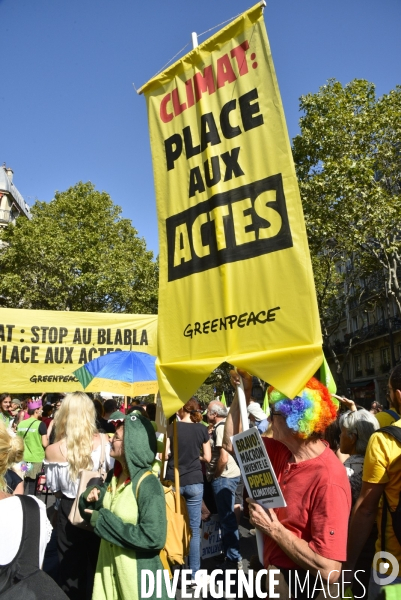 Marche pour le climat 2019, à Paris. Walk for the climate.