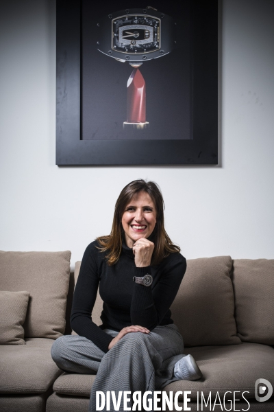 Portrait d amanda mille, fille de l horloger richard mille.