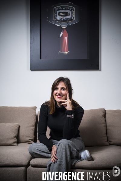Portrait d amanda mille, fille de l horloger richard mille.